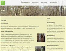 Tablet Screenshot of ecodorpbergen.nl